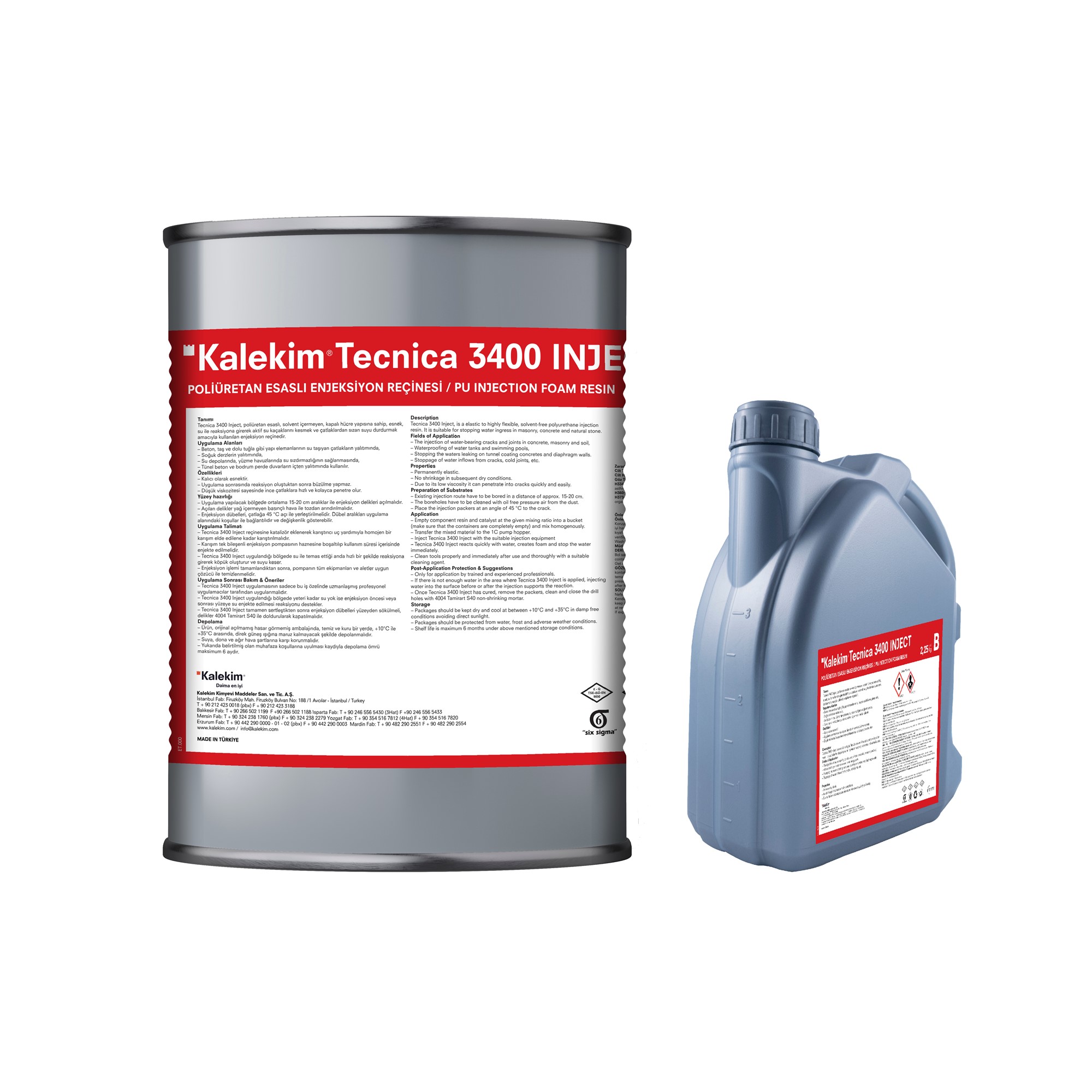 Tecnica 3400 Inject - Полиуретановая инъекционная смола для гидроизоляции