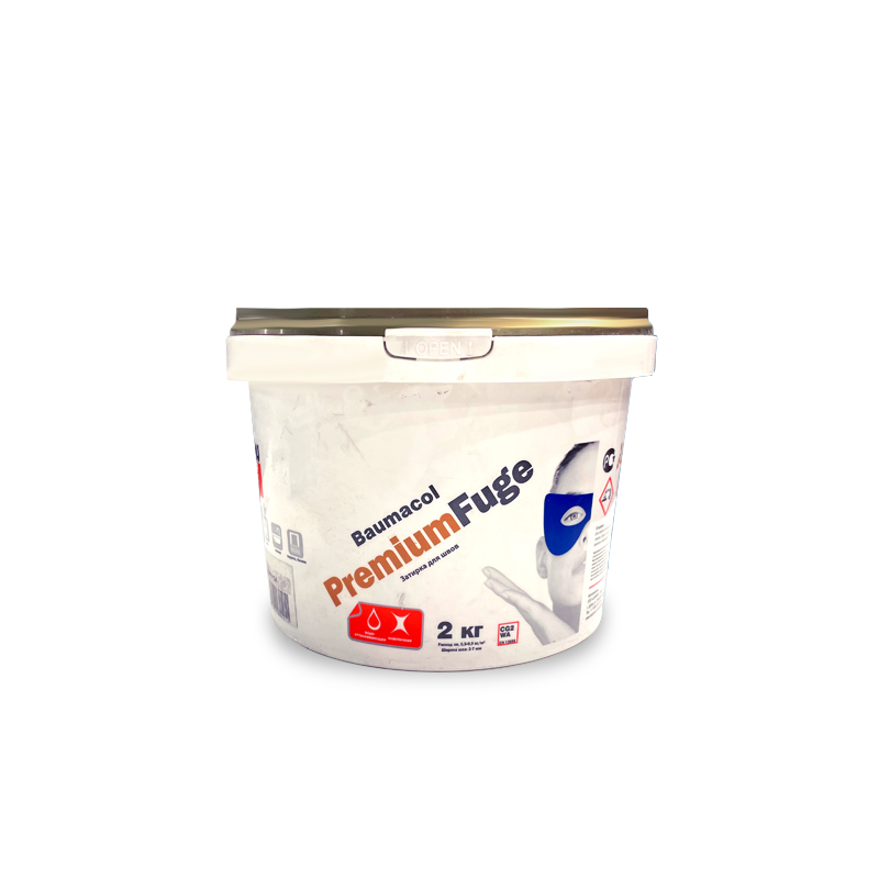Затирка для швов Baumacol PremiumFuge - цементная эластичная для внутренних и наружных работ