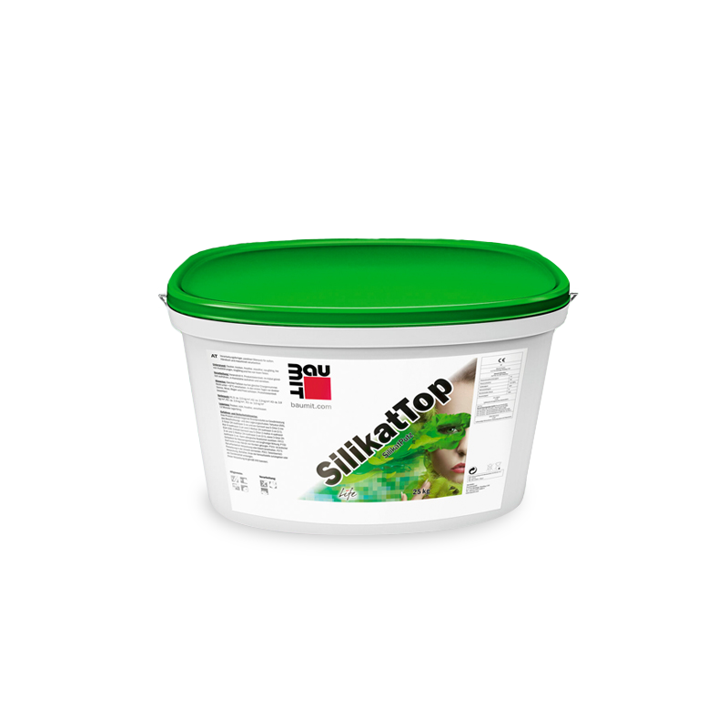 Штукатурка Baumit SilikatTop - декоративная силикатная для фасадных и внутренних работ